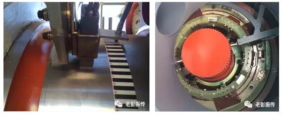 左邊是斑馬帶法，右邊是多齒齒輪法